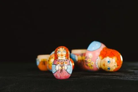 Russian nested doll Foto stock