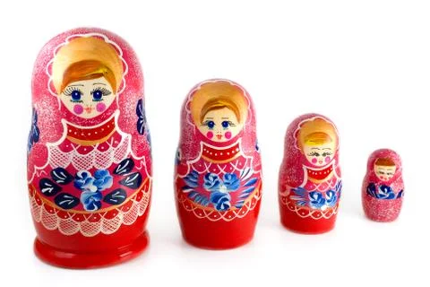 	Russian nested dolls Stock Photos