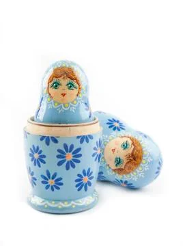 Russian Nesting Doll Stock-Fotos