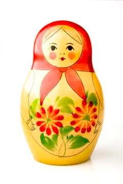 Russian nesting doll Stock Photos