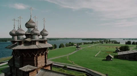 Russian old temple Stock-Footage 69055941