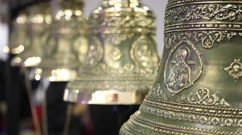 Russian Orthodox bells Video stock 60215688