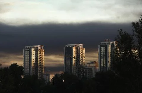 Russian overnight attack kills at least two in Kyiv, Ukraine - 08 Sep 2026 Stock Photos