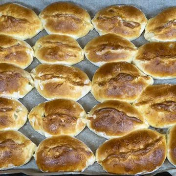 Russian pastries Stock Photos