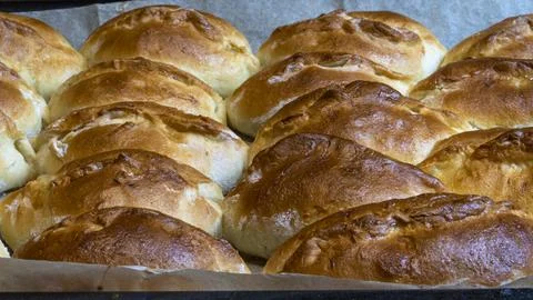 Russian pastries Stock Photos