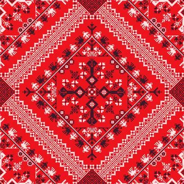Russian pattern 11 Stock Illustration