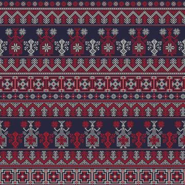 Russian pattern 7 Illustrazione stock