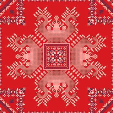 Russian pattern 70 Illustrazione stock