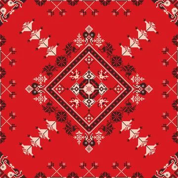 Russian pattern 88 Stock-Illustration