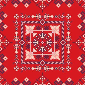 Russian pattern 92 Illustrazione stock