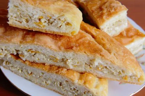 Russian pie Stock Photos