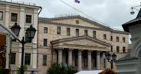 Russian Prosecutor General's office Stock Footage 68055734