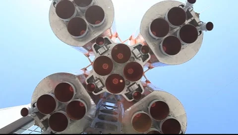 Russian R-7 Rocket Stock Footage 7974827