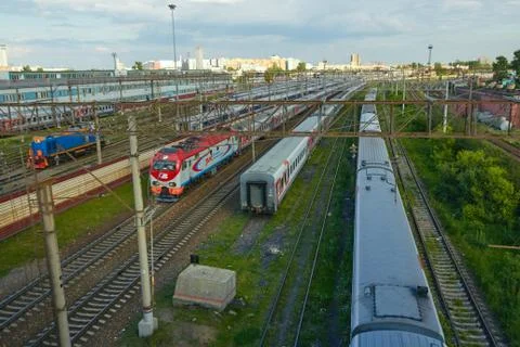Russian Railways Stock Photos