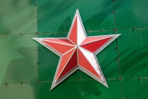Russian red star Stock Photos