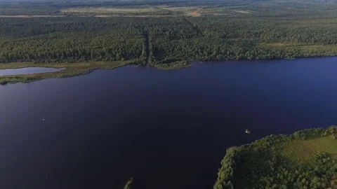 The Russian river Video stock 79807113