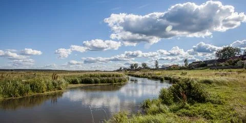 Russian river Stock Photos