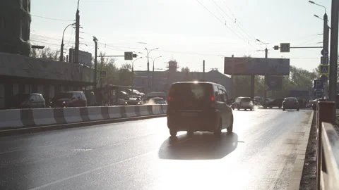 Russian road Stock Footage 171215355