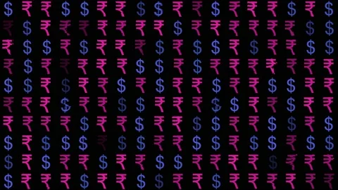 Russian Ruble Currency Stock Footage 130803059