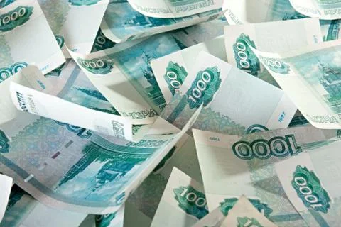 Russian Ruble. Stock Photos