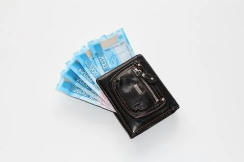Russian rubles Stock Photos
