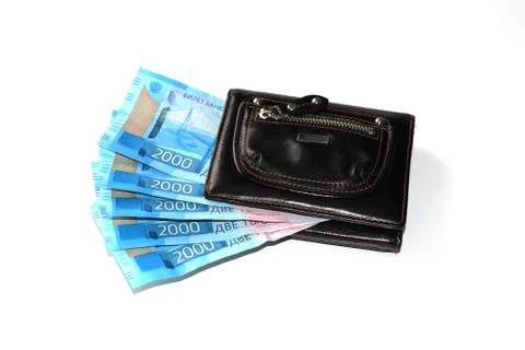 Russian rubles Stock Photos