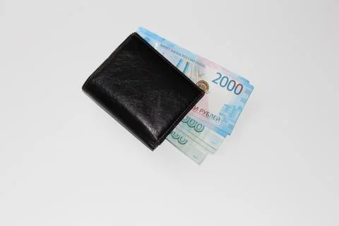 Russian rubles Stock Photos
