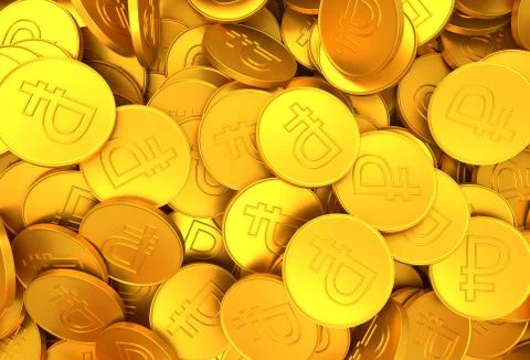 Russian rubles. Stock Photos