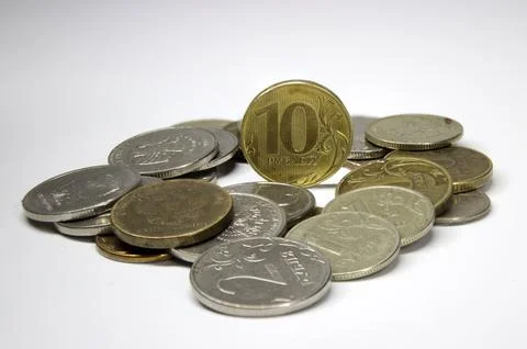 Russian rubles Stock Photos