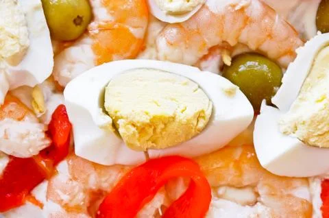 Russian salad Foto stock