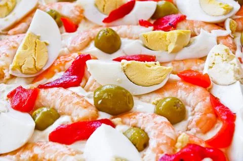 Russian salad Stock Photos