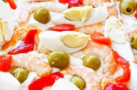 Russian salad Stock Photos