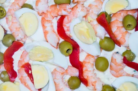 Russian salad Stock Photos