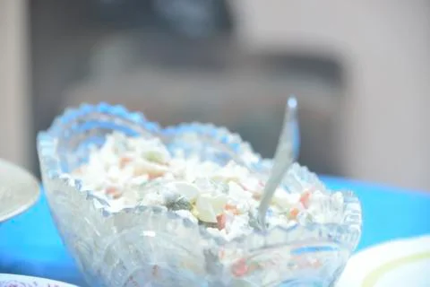 Russian salad Stock Photos