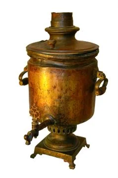 The russian samovar Foto stock