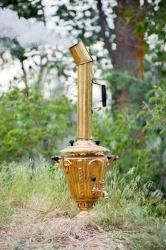 Russian samovar Stock Photos