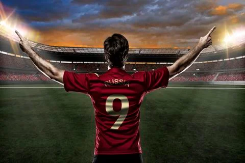 Russian soccer player Stock Photos
