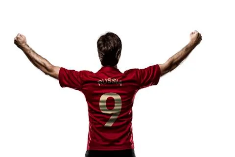 Russian soccer player 스톡 사진