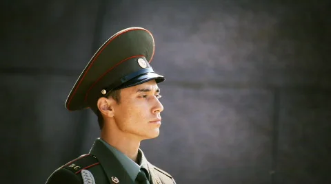 Russian soldier Stock Footage 744677