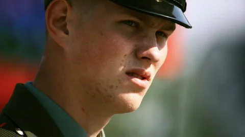 Russian soldier Stock Footage 744764