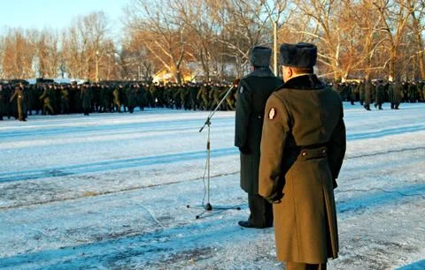 Russian soldiers Stock Photos