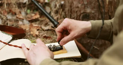 Russian Soviet Infantry Red Army Soldier In World War II using Russian Soviet Stock Footage 242111908