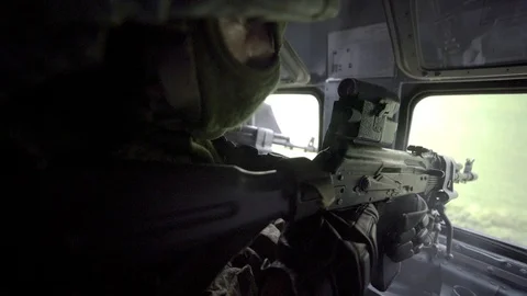 Russian special forces Stock Footage 99445219