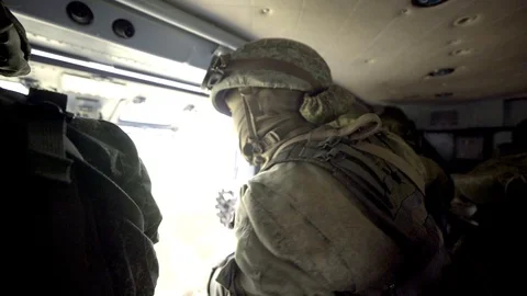 Russian special forces Stock Footage 99445509