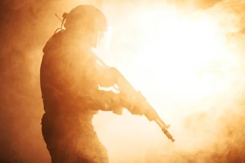 Russian special forces operator Stock Photos