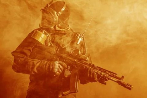 Russian special forces operator Stock Photos