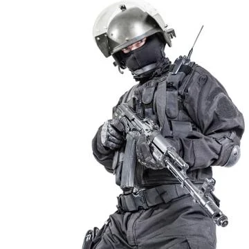Russian special forces Stock Photos