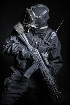 Russian special forces Stock Photos