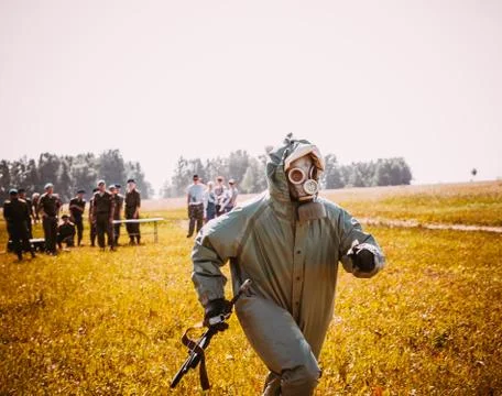 The Russian special troops in action 写真素材
