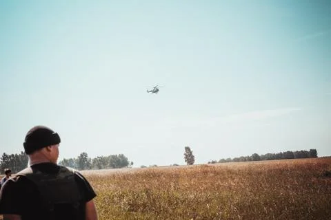 The Russian special troops in action 写真素材